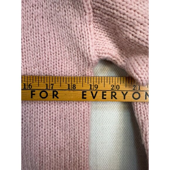 J.Crew Womens Knit Sweater Button Shoulder Small Pink Wool & Alpaca Blend - Picture 5 of 12